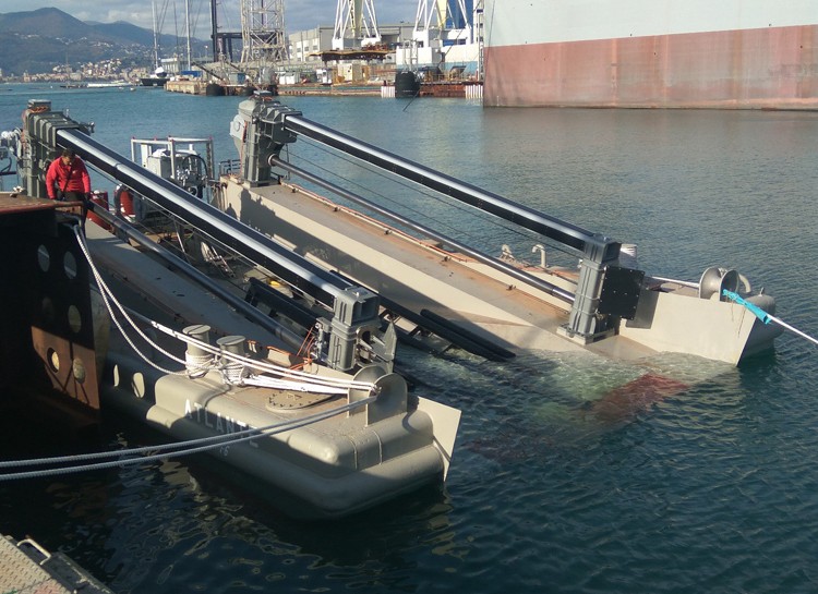 Simulator for barge test